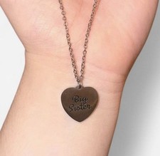 Big Sisters Gold Necklace Women s Jewelry for Girls Gold Plated