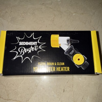 NEW Original Sediment Buster Flush Drain & Clean Your Water Heater SEDBUS-V1