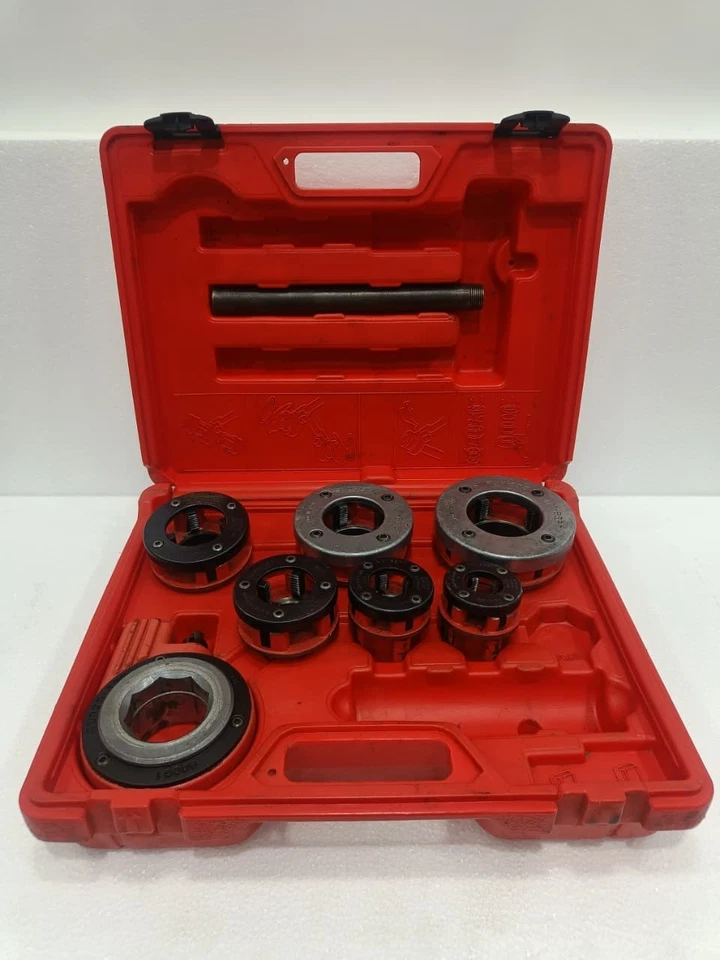 SUPER EGO DIE HEAD SET BSPT/BSP PIPE THREADING DIES–1/4" TO 2",MADE IN SPAIN - Image 2 of 4