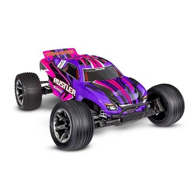 Traxxas Rustler 1:10 2WD Stadium-Truck RTR Clipless 2,4GHz pink