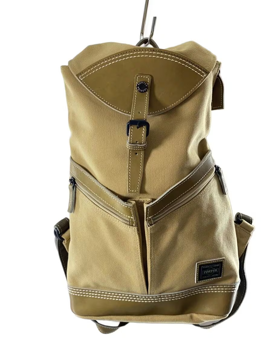 PORTER Backpack Canvas BEG Solid - image 1