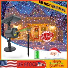 Waterproof Outdoor Christmas Lights Laser Solar Power Star Light Projector OY