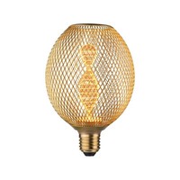 Paulmann LED Metallic Glow Helix Globe Messing 3,5W=14W E27 Extra Warmweiß 1800K