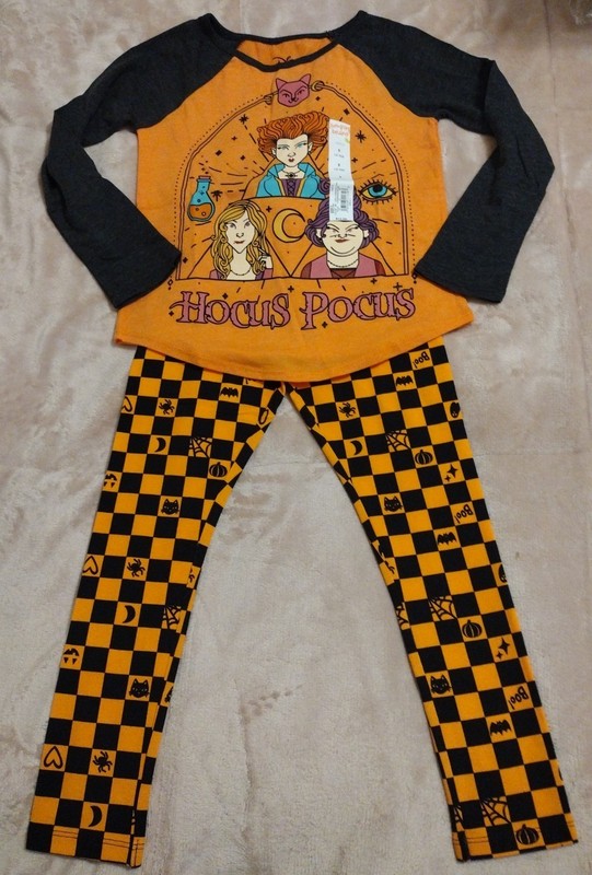 NWT Girl Two-piece Halloween Hocus Pocus Jumping Beans Outfit Size 5