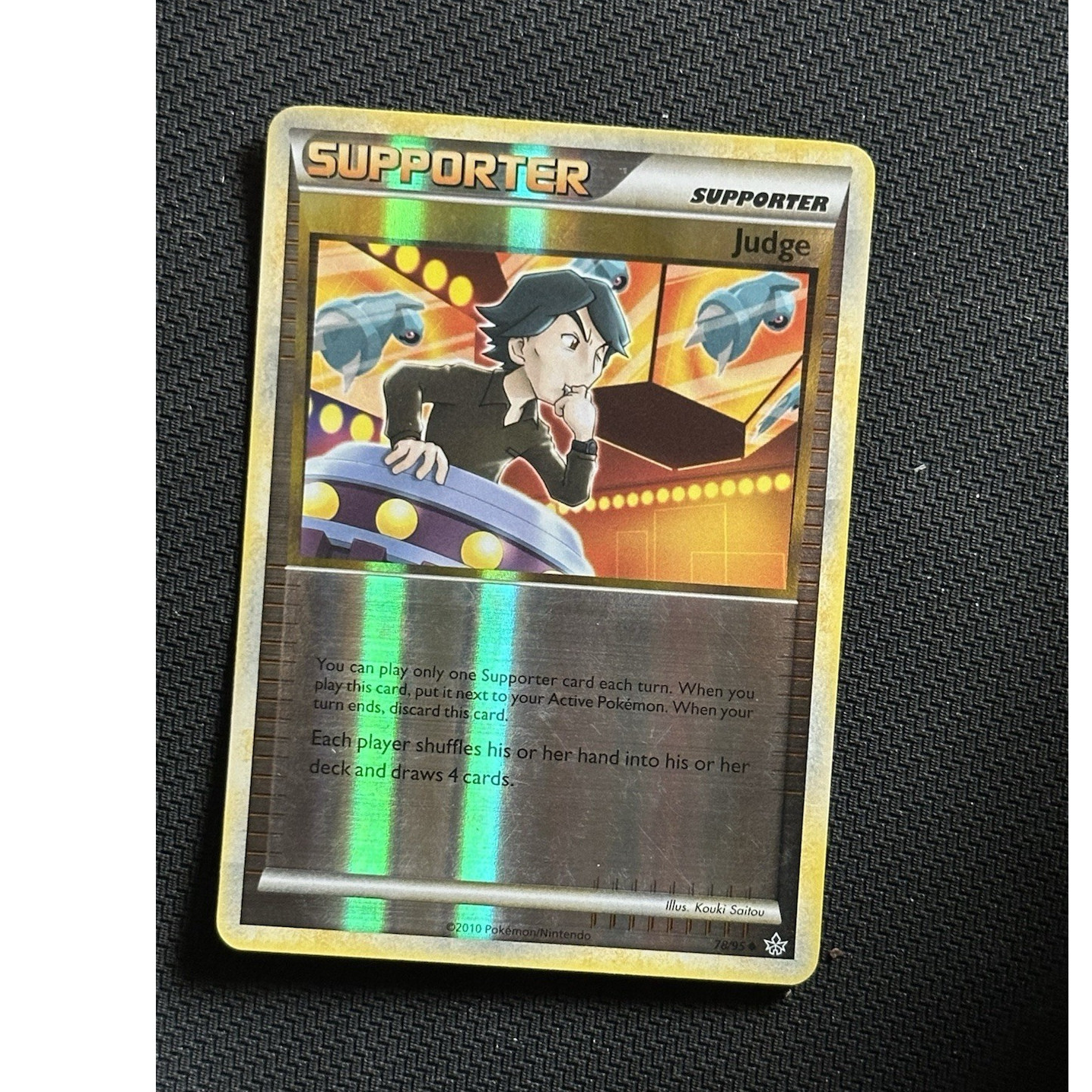 Pokemon Company Judge 78/95 Unleashed Supporter Uncommon Reverse Holo ENG