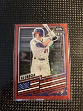2026 Panini Prizm Stars & Stripes #127 AJ Gracia Red Disco #d 106/199