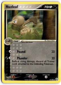 Nuzleaf 41/92 EX Legend Maker Uncommon