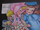 1949 vintage greeting card Forget Me Not Doll BIRTHDAY Jack and Jill — photo 3