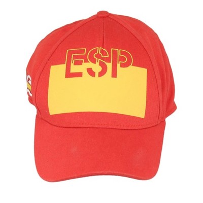 Lacoste Spanien Baseball Cap Herren Größe O/S Rot Verstellbar Racing