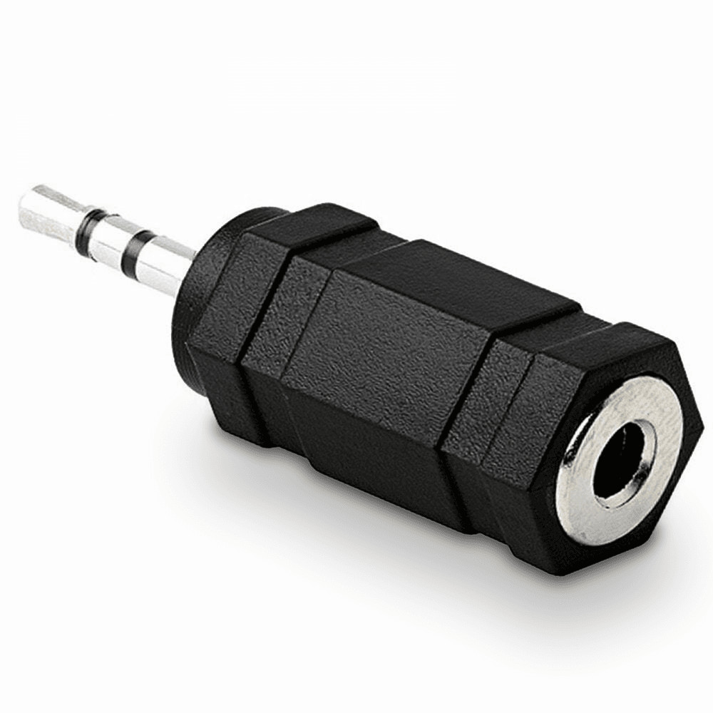 UKDJ 2.5mm Stereo Jack Plug Male to 3.5mm Stereo Jack Socket Female Adaptor