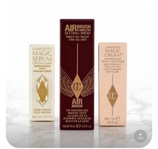 Charlotte Tilbury Mini Luxury Bundle - Magic Serum, Setting Spray, Moisturizer