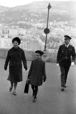 Caroline of Monaco during her 8th birthday celebrations on January- Old Photo 3