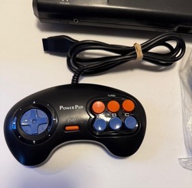 Sega Genesis System Console 1601 Video Game System w/ Power Pro Controller