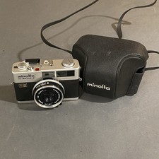 Minolta Hi-Matic F Rokkor 38mm f/2.7 35mm Film Rangefinder Camera Untested