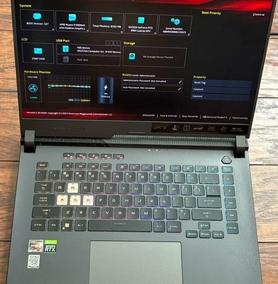 ASUS ROG Strix G513R 15.6in Ryzen 9 6900HX RTX 3060 READ!