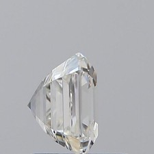 Asscher Cut 1.03 CT Cert. GIA Natural Mined Diamond Loose H color VVS2 clarity 3498.64 per carat