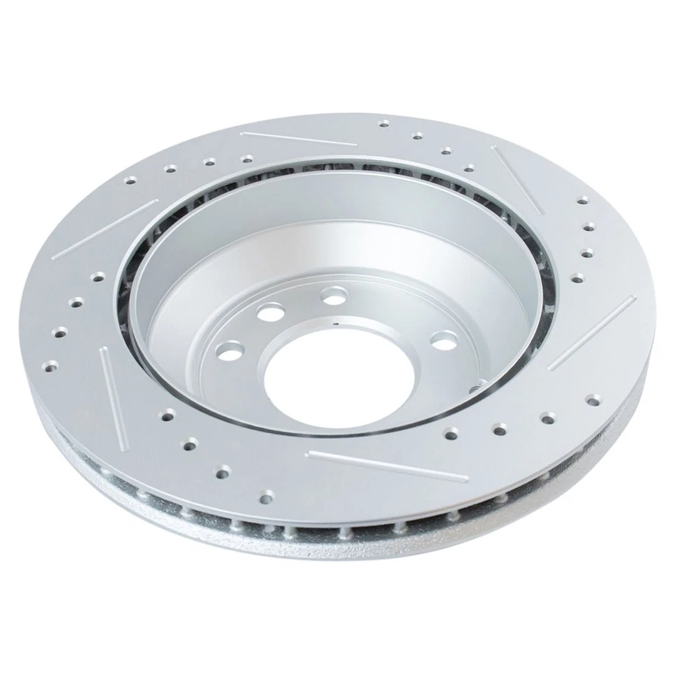 Drilled Brake Rotor Set Fits 07-15 Audi Q7 03-13 Cayenne 04-10 VW Touareg - Image 4 of 4