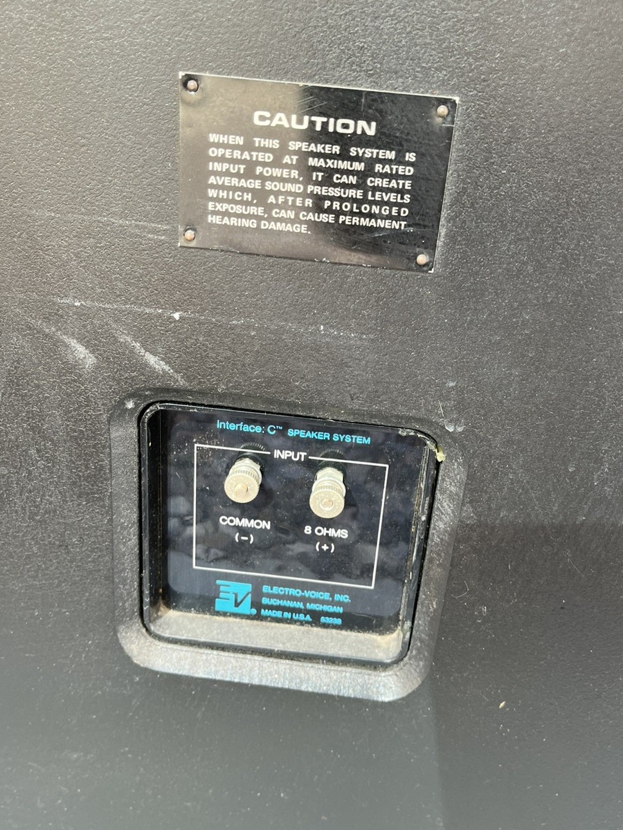 Electro-Voice Interface C Series I EQ Speakers Pair Full Electro-Voice Interface C Series I EQ Speakers Pair Full