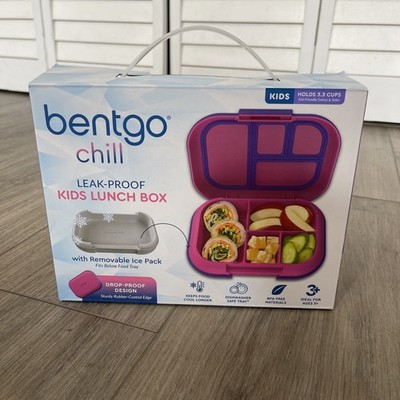 Bentgo Kids Chill Lunch Box - Leak-Proof Bento Box with Removable Ice Pack Tray-