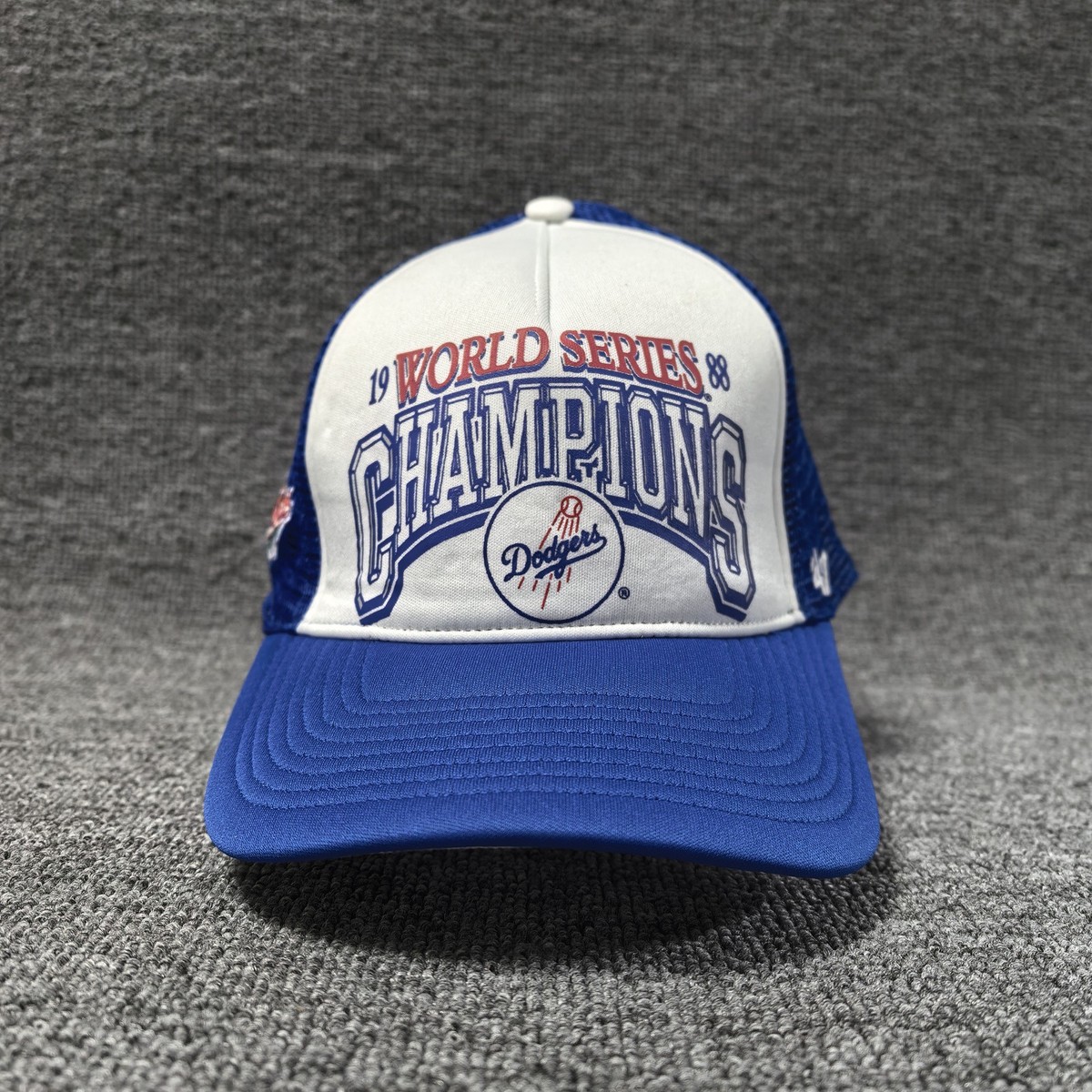 47 Brand Los Angeles Dodgers MLB World Series 88 Champions Trucker Snapback Hat