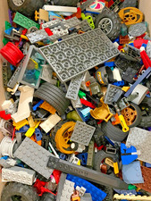 Mixed Lot 10 LBS Genuine LEGO Bulk Variety Of Pieces Parts Bricks Wheels Plates