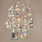 12 VINTAGE 60/70s PLASTIC GOEBEL HUMMEL FIGURINES ORNAMENTS MADE CHINA HONG CONG — photo 2