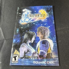  Manual Only Final Fantasy X - Sony Playstation 2 Tested Authentic