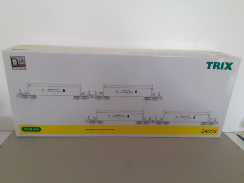 Trix 24008 DB III Lastrohrwg.-Set Amphibischer Verkehr (4) H0/DC-OVP,C8-wie neu | Zustand: Neu