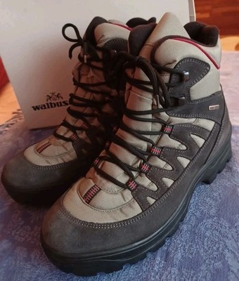 Neu Walbusch Damen Winter Wanderschuhe Gr. 42 Grau Sympatex Klappbare Stollen