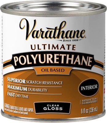 Varathane Oil-Based Ultimate Polyurethane, Half Pint, Gloss Finish