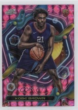 2023-24 Topps Cosmic Chrome Pink Galaxy Refractor Kobe Brown #177 11pj
