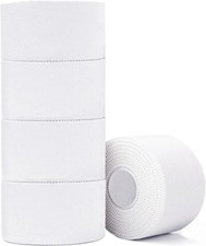 Athletic Tape,5 Pack White Sports Tape,Very Strong No Sticky Residue Wrist Ankle