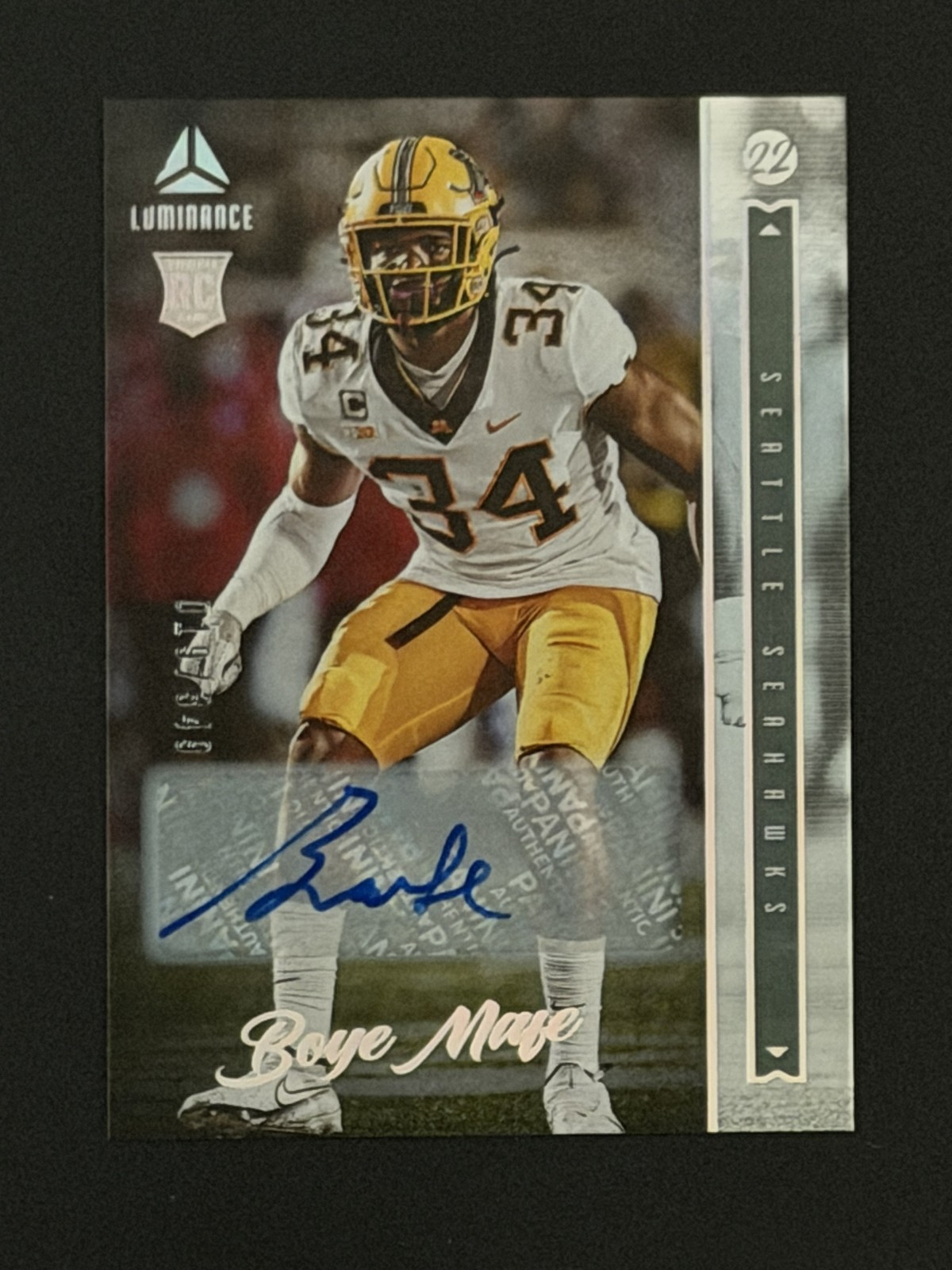 Boye Mafe - 2022 Luminance - Autograph #/349 - #159