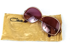 CAZAL SUNGLASSES Purple  Red SHADES GERMANY VINTAGE MOD. 156 W/T ORIGINAL CASE