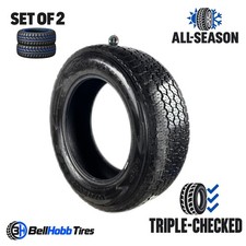 Set Of 2 Used 27560r20 Goodyear Wrangler Steadfast Ht Kevlar 115h - 632