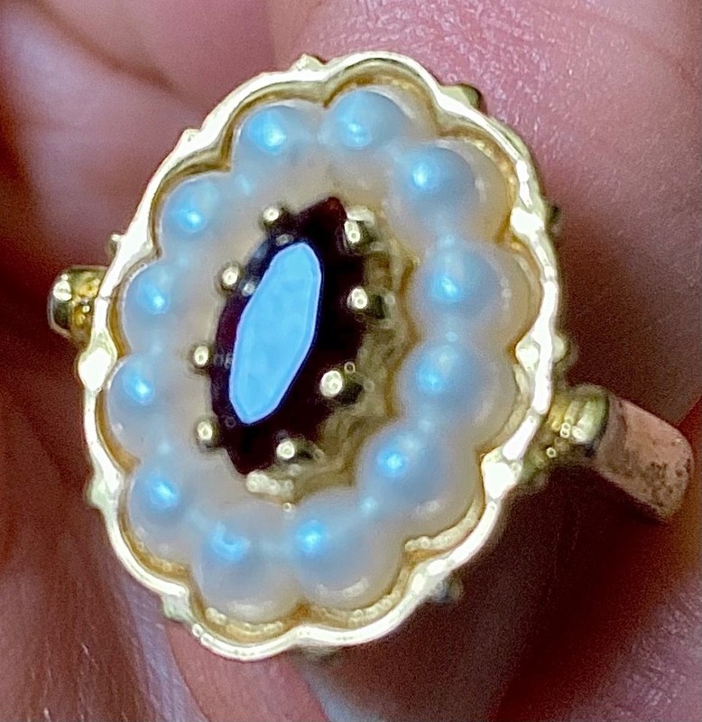 Vintage AVON Ring SIGNED Size 5