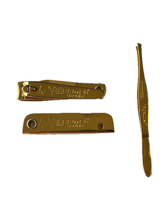 Tagamet Gold Tone Nail Clipper Tweezer Jack Knife LOT Advertising Big Pharma