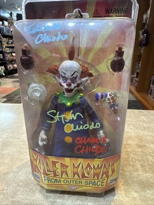 Killer Klowns from Outer Space Signed Tiny Amok Time Toys 3 Chiodo Brothers JSA