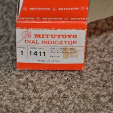 Mitutoyo 1411 Dial Indicator .001" x 0.05" range