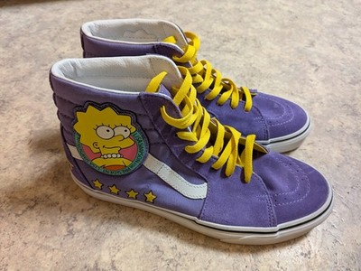 VANS The Simpsons Lisa Simpson Größe 42 In Lila Top Zustand