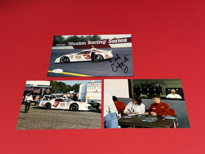 Dale Earnhardt Jr Signed Full Name 1995 #3 Mom N Pop Late Model