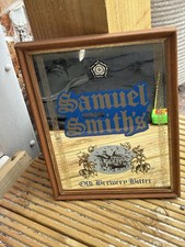 Vintage Samuel Smith&rsquo;s Old Brewery Bitter Advertising Pub Mirror 12 X 9 Inches