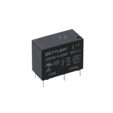 ZETTLER AZ9405-1A-6DSF PCB Leistungsrelais 6V- (4,5-7,8V), 1 Schließer, 5A/277V~