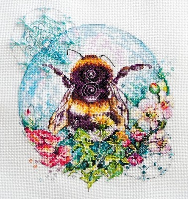 Counted Cross Stitch Kit ''Karamelna pavutynka'' Small DIY Embroidery Project