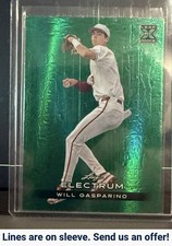 2024 Leaf Electrum #104 Will Gasparino Green #/20