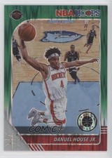 2019 Panini NBA Hoops Premium Stock Green Flash Prizm 89/99 Danuel House Jr 03rx