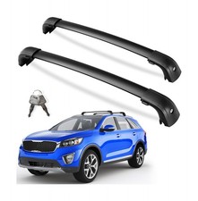 KINGGERI Lockable Roof Rack Cross Bars 220lbs Compatible with KIA Sorento 201...