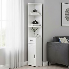 Corner Cabinet Storage Unit Space Saving Furniture