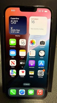 iPhone 13 Pro Max 1TB Silver Unlocked (AT&T) Excellent + Box   80%