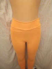 Women's Butt Lift  Orange Yoga Pants High Waist Leggings Workout Booty Tie Back